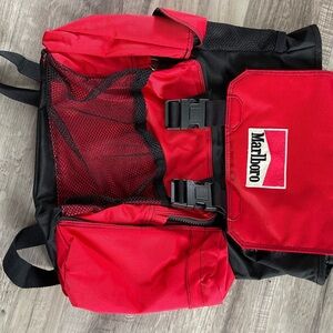 Marlboro Bold Red and Black Backpack